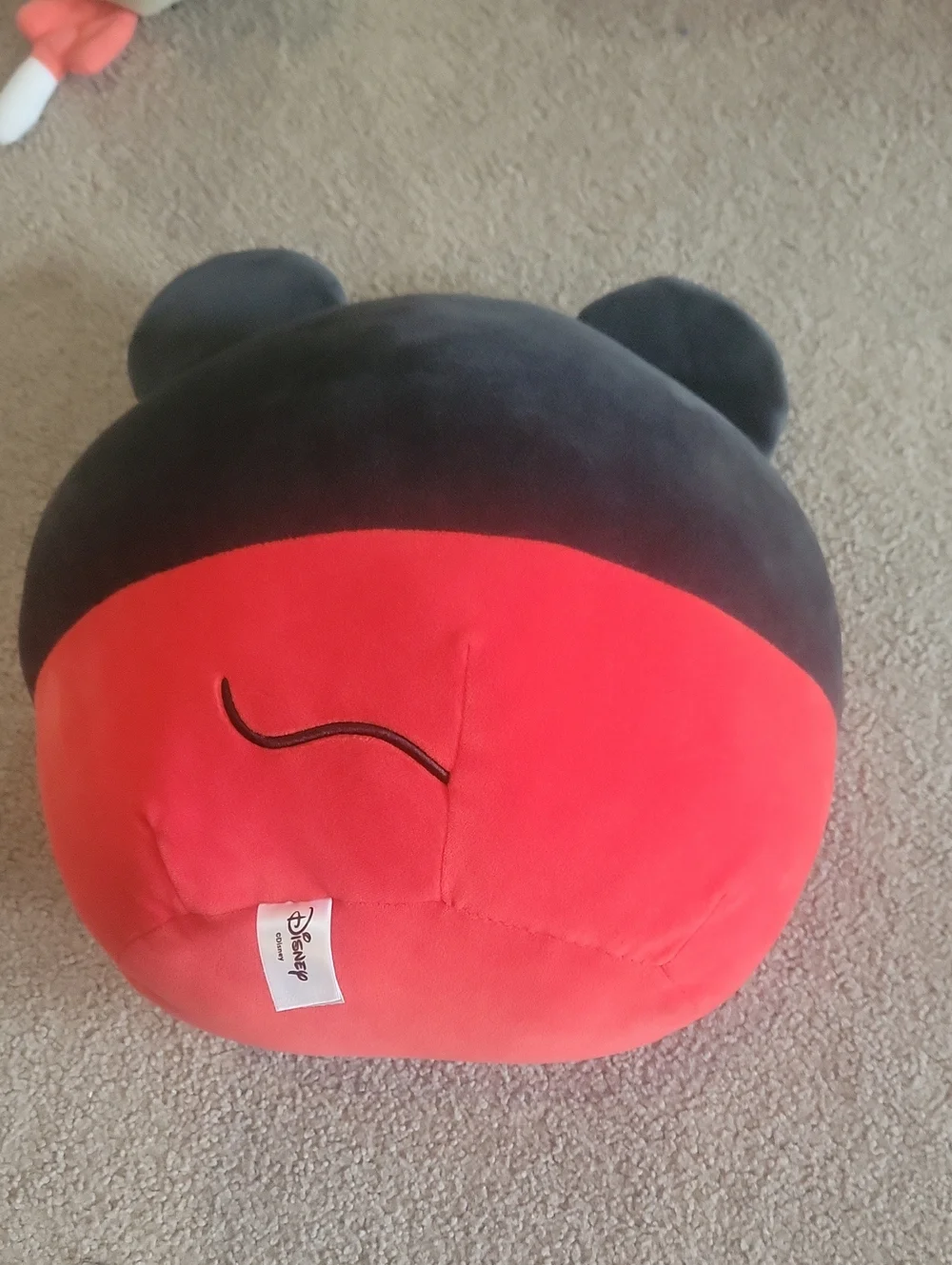 LARGE Squishmellow Mickey Mouse Plush Pillow - Black, Red, Cream